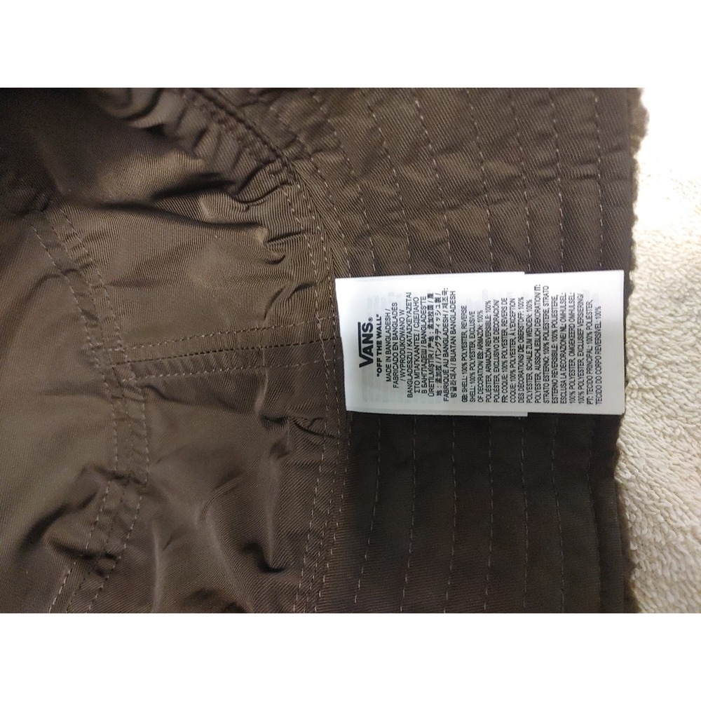 Vans Bucket Hat, Vans Curren X‎ Knost, Size S/M, Brown Purple Logo Unisex - Picture 7 of 10